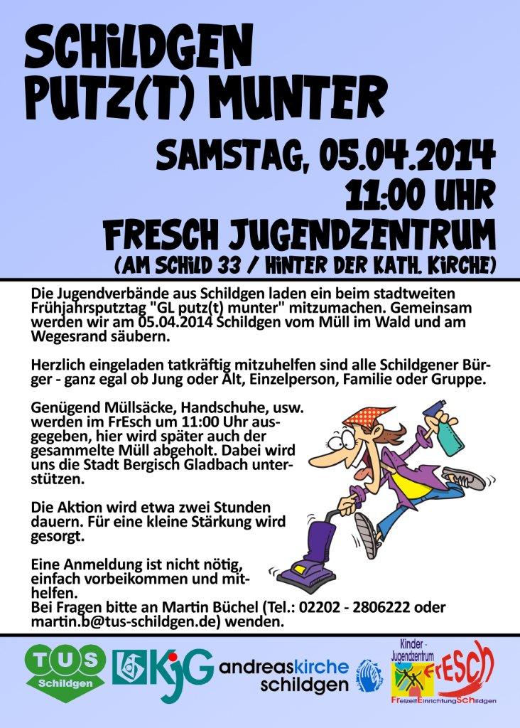 Schildgen putz(t) munter8